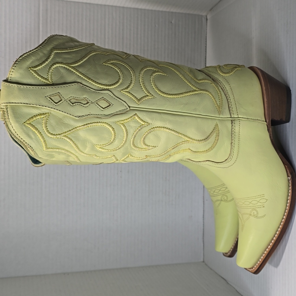 Corral Yellow Embroidery Western Cowboy Boots Z5118 - Picture 4 of 11